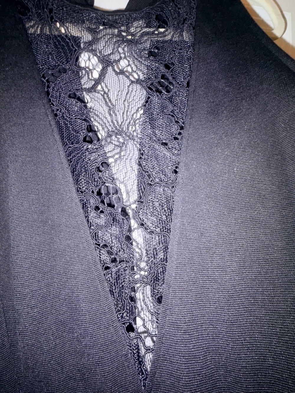 Anthropologie Black Asymmetric Midi Dress - Picture 11 of 13